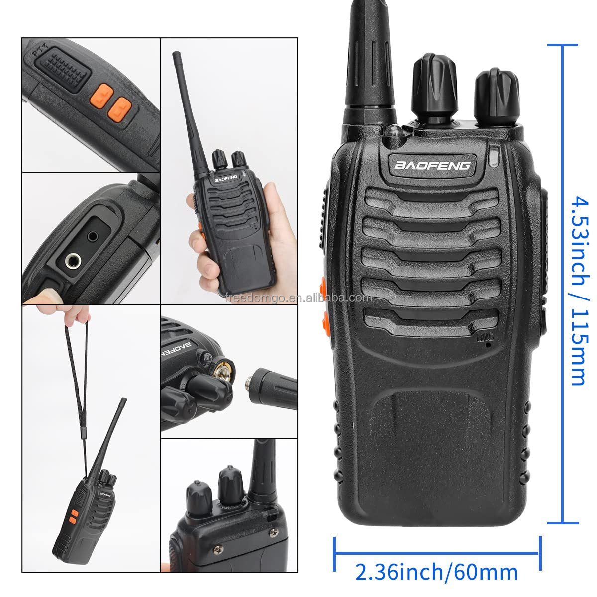 Baofeng BF-888S – Intercomunicador Profesional de Largo Alcance